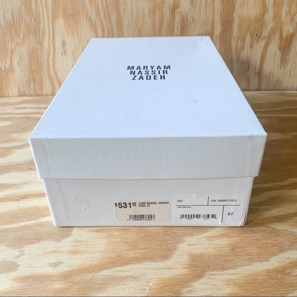 Maryam Nassir Zadeh Lark sandal in desert croc. - Picture 4 of 4